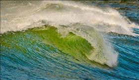 Colorful Curled Wave